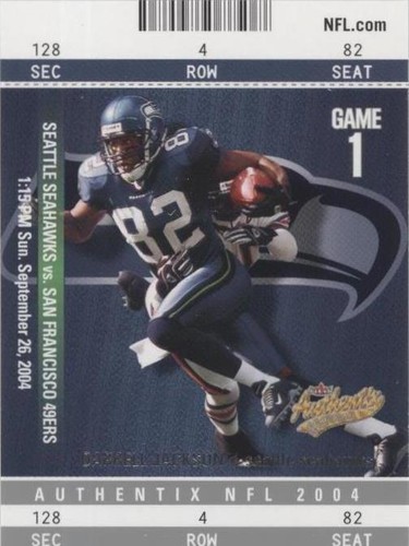 2004 Fleer Authentix Darrell Jackson #10