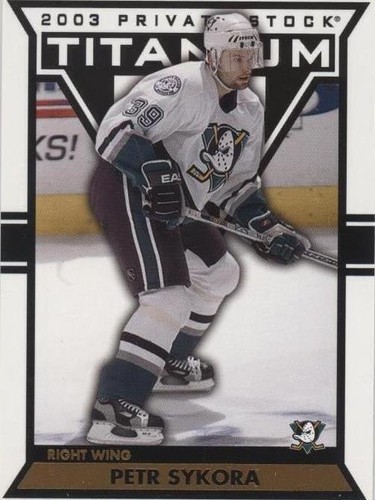 2002-03 Pacific Private Stock Titanium - Petr Sykora #3