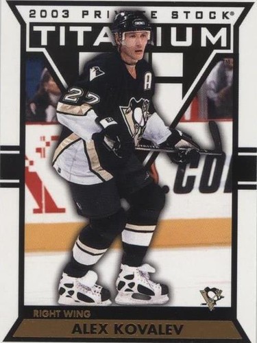 2002-03 Pacific Private Stock Titanium - Alex Kovalev #81