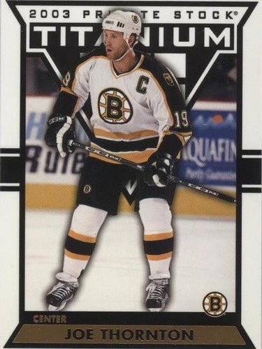 2002-03 Pacific Private Stock Titanium - Joe Thornton #10