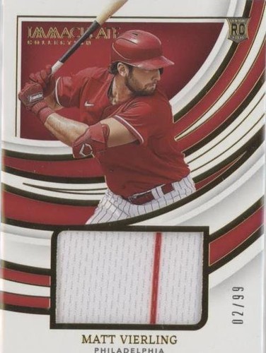 2022 Panini Immaculate Collection - Matt Vierling #RRJ-MV