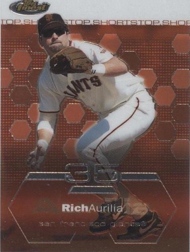 2003 Topps Finest - Rich Aurilia #15