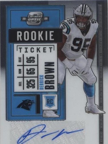 2020 Panini Contenders Optic Derrick Brown #146