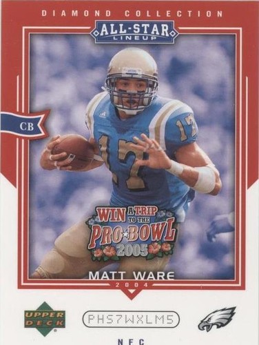 2004 Upper Deck Diamond Collection All-Star Lineup Matt Ware #AS48