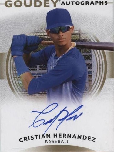 2022 Upper Deck Goodwin Champions - Cristian Hernandez #GA-CH