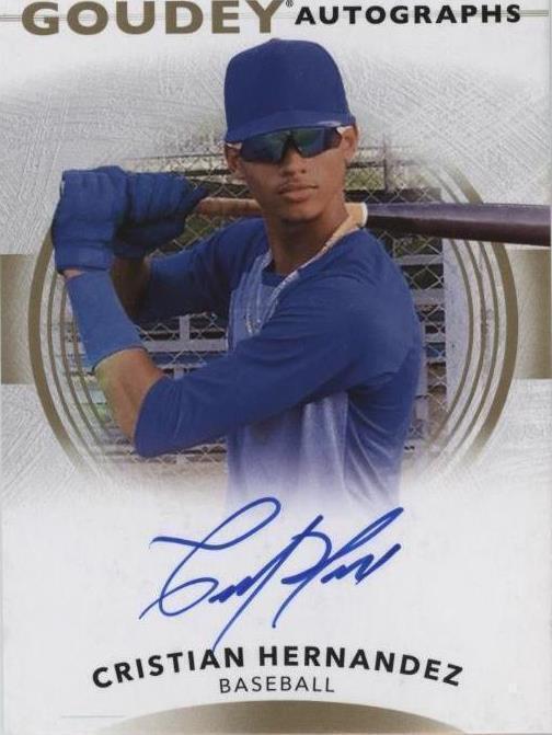 2022 Upper Deck Goodwin Champions - Cristian Hernandez #GA-CH