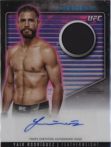 2024 Topps Midnight UFC - Yair Rodriguez #RCA-YRO