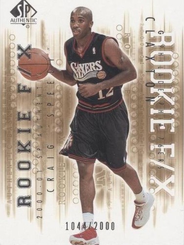 2000-01 SP Authentic - Speedy Claxton #110
