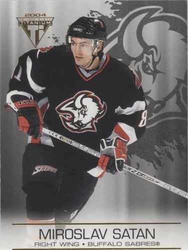 2003-04 Pacific Private Stock Titanium - Miroslav Satan #15