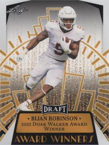 2023 Leaf Draft Bijan Robinson #12