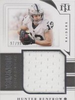2021 Panini National Treasures Hunter Renfrow #TT-HUR