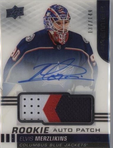 2019-20 Upper Deck Premier - Elvis Merzlikins #AR-EM