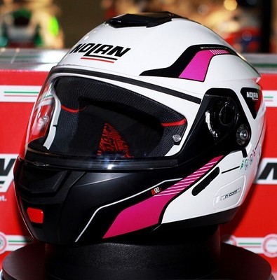 Nolan Helmet N90-2 Straton N-Com (19 Metal White)