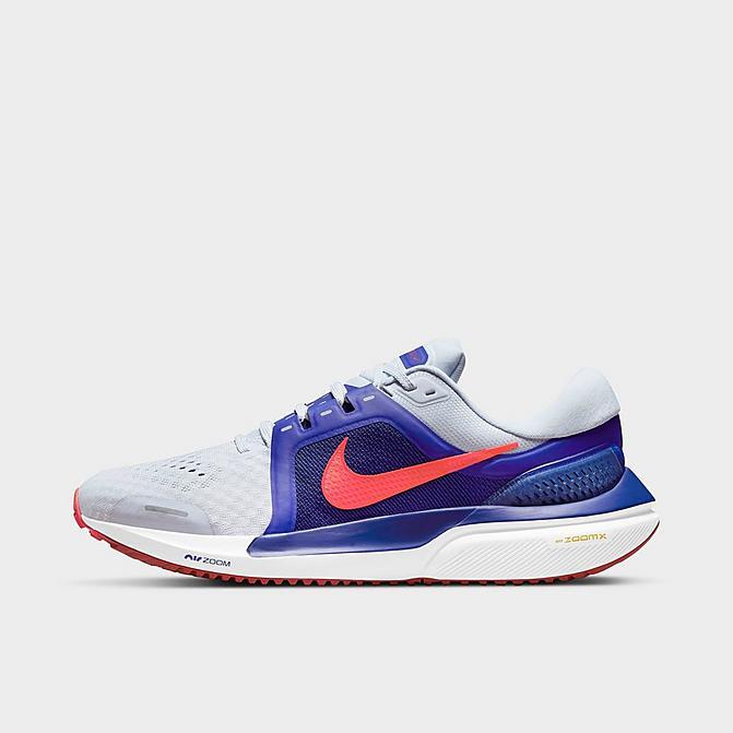 

Мужские кроссовки NIKE AIR ZOOM VOMERO 16 Football Grey/Bright Crimson/Concord DA7245-008, Синий, Nike Zoom Air