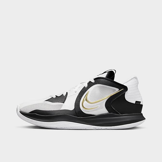 

Мужские кроссовки NIKE KYRIE 5 LOW White/Metallic Gold/Black DJ6012-101, Черный