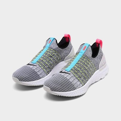 Nike React Phantom Run Flyknit 2 Grey Crimson White Black CZ7865-100 sz 11 Men
