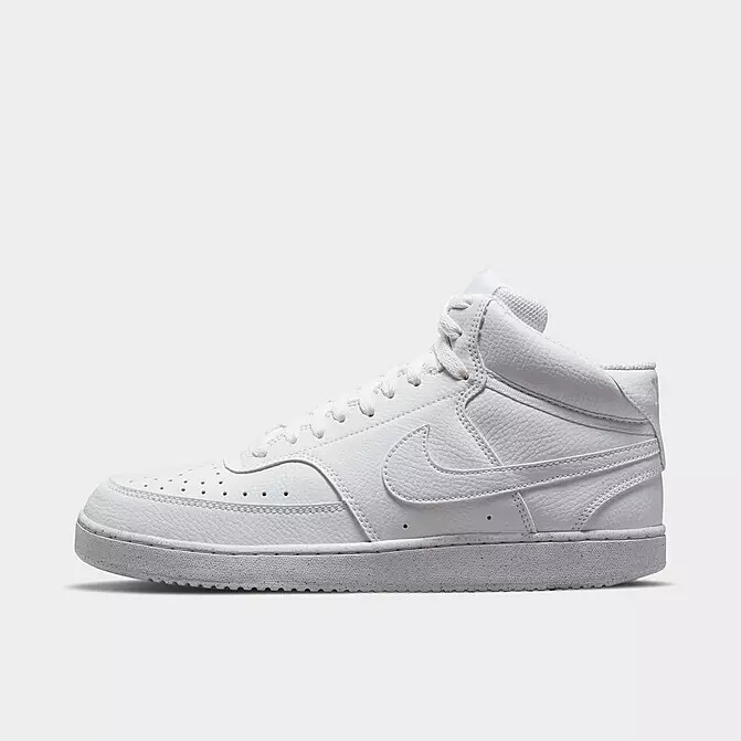 

Мужские кроссовки NIKE COURT VISION MID NEXT NATURE DN3577-100 тройного белого цвета, Белый, Nike Court Vision