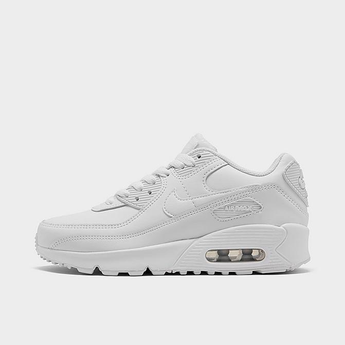 

Новые кроссовки Nike AIR MAX 90 YOUTH для мальчиков и девочек белого/белого/серебристо-серого цвета CD6864-100, Белый, Nike Air Max 90