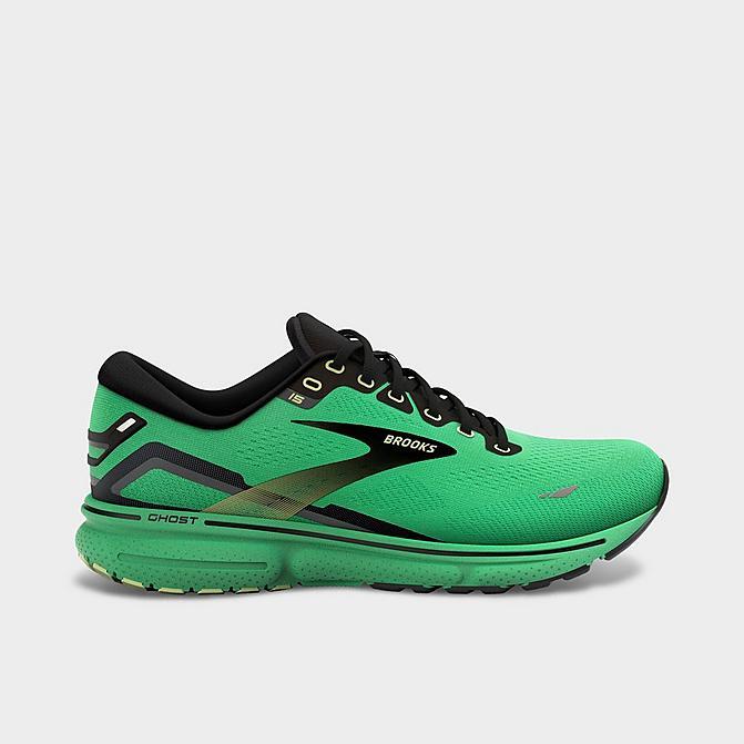 

Кроссовки мужские BROOKS GHOST 15 Green/Black/Sharp Green - 1103931D, Зеленый, Brooks Ghost