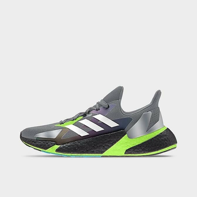 Adidas X9000L4 FW8385 Grey Green Black Running Shoes Men's