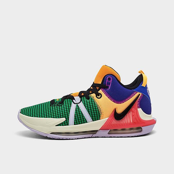 

Кроссовки NIKE LEBRON WITNESS 7 BASKETBALL Vivid Purple/Sea Coral/Oxygen DM1123-501, Multicolor, Nike LeBron Witness