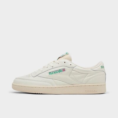 Reebok Club C 85 Vintage White Green DV6434 Men Size 8-13 New Tennis Trainer