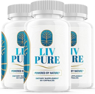 (3 Pack) Liv Pure Liver Support Supplement Liv Pure 180 Capsules