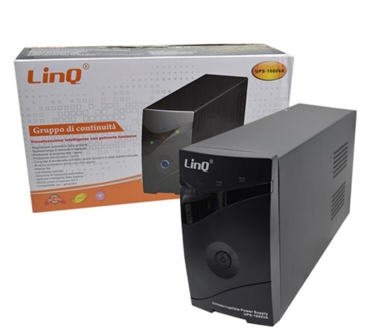 Gruppo Di Continuita' 1000 Va Linq Ups-1000va 220v/240v 50/60hz 12v/5a 7a Iec13
