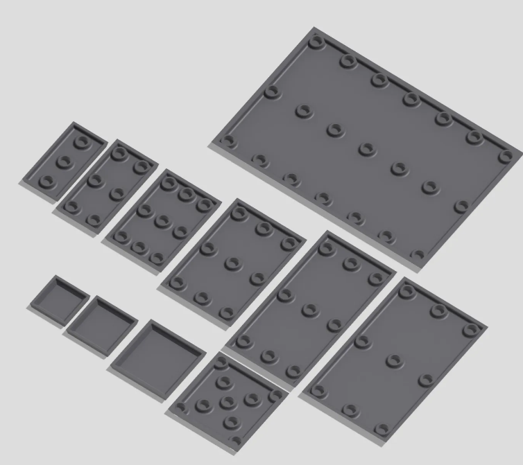 Square Bases - Warhammer 40k , dnd, other table top games! Various Sizes!