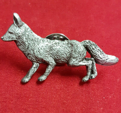 Fox Lapel Pin. Has a Pewter Look. Great Lapel Pin. New Old Stock