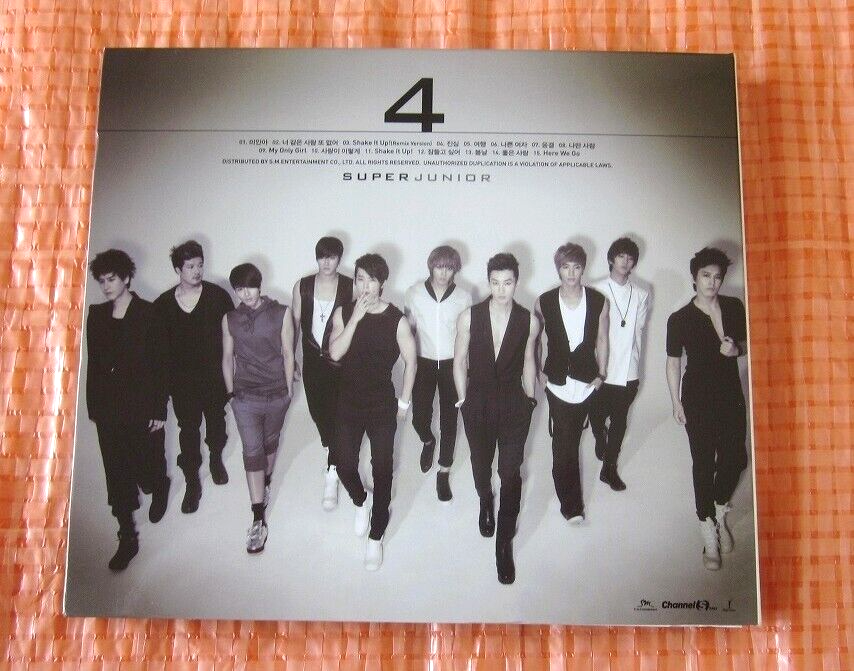 Super Junior 4th Album Bonamana CD + Photobook K-POP EUNHYUK