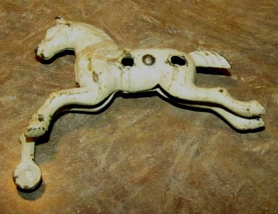 Antique Toy Parts Kenton,Arcade,Hubley,Ives,-Cast Iron Horse Original Paint