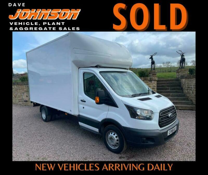 2018 (18) Ford Transit Luton box van with tail lift White 1 previous