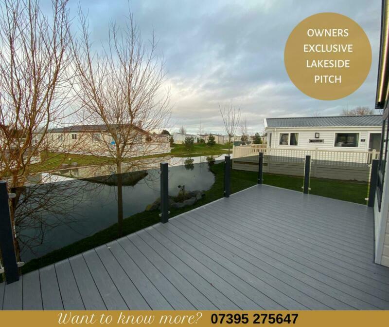 LODGE/CABIN FOR SALE WITH DECKING IN SKEGNESS NR. TATTERSHALL LAKES
