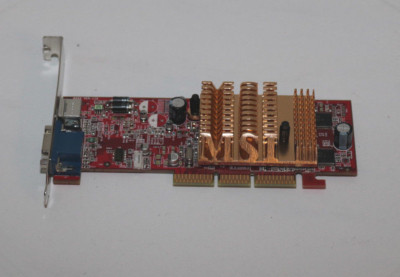 + MSI ATI Radeon RX9250 T 128MB VGA TV AGP Grafikkarte passiv +