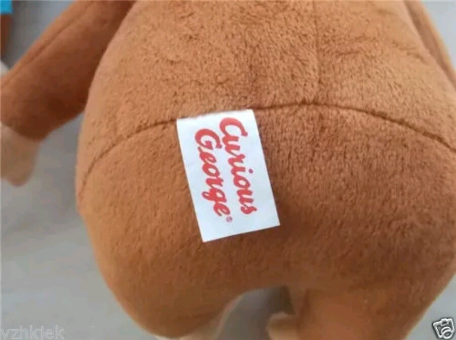 Curious LIKE GEORGE SOFT TOY 33Cm Curious Curios Cartoon Cored