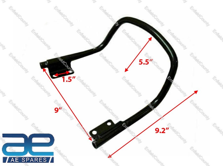 For Royal enfield Continental GT 535 Grab Rail Assembly Steel Black 585771/B 