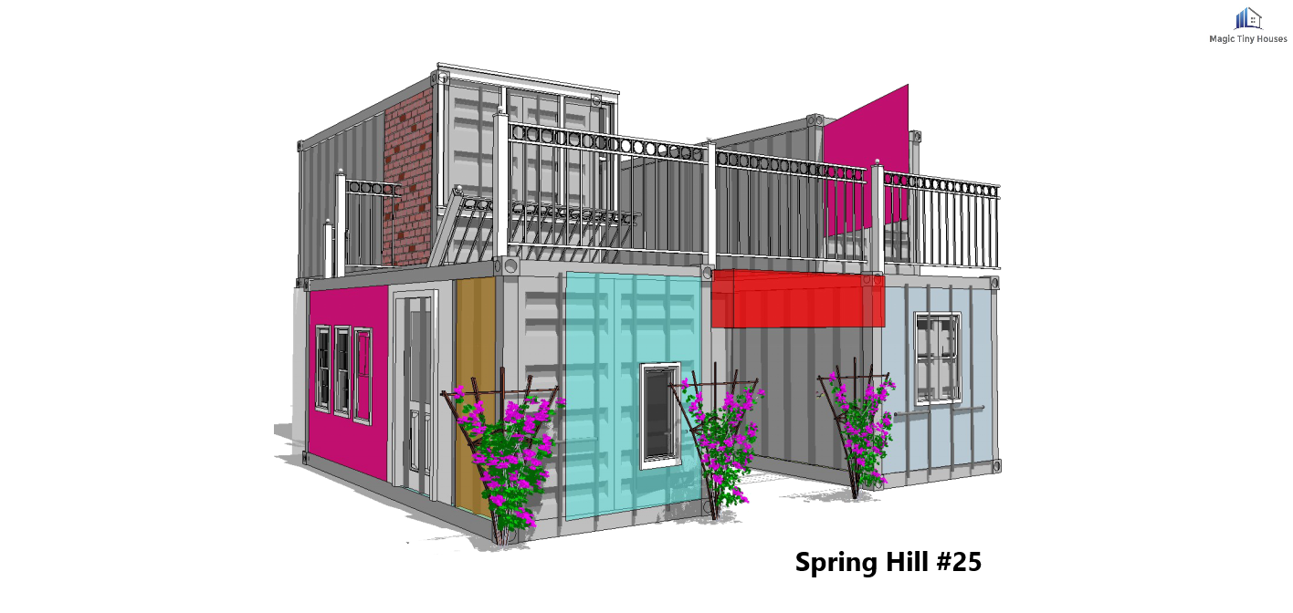 Shipping Container House Catalog L40' X W8' or L20' X W8' | eBay