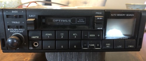 VINTAGE OPTIMUS HIGH POWER DIGITAL TUNING AM/FM STEREO CASSETTE W/ AUTO REVERSE