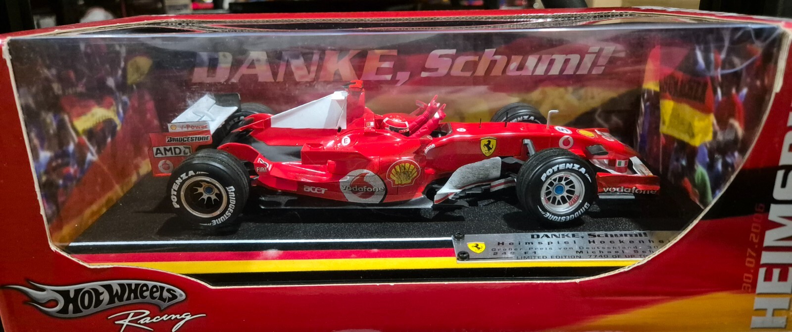 Hot Wheels 1.18 Ferrari F1 GP 248F1 2006 Schumacher J2993 | eBay