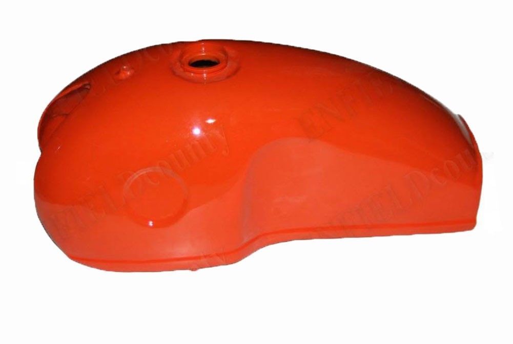 Benelli Mojave Cafe Racer 260 360 Orange Painted Gas Petrol Fuel Tank 