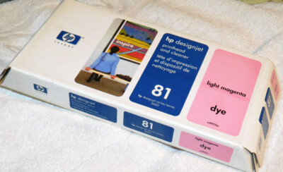 HP 81 Light Magenta Printhead & Cleaner C4955A DesignJet 5000 5500 5500ps
