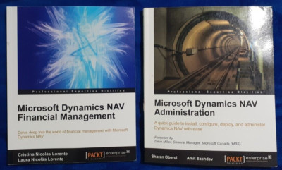 Microsoft Dynamics NAV Financial Management & NAV Adminstration Set of 2 Books