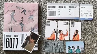 GOT7 FLIGHT LOG : DEPARTURE ALBUM (ROSE QUARTZ VERSION)+PHOTOCARD+POSTER