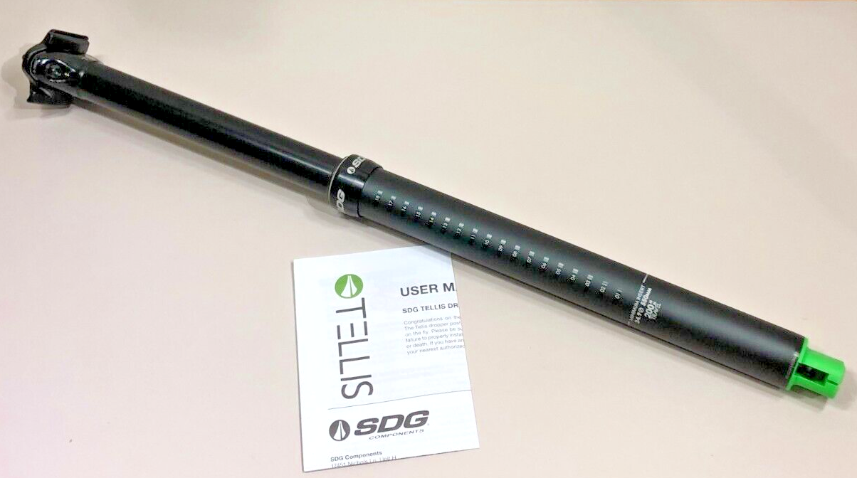 New SDG Components Tellis Dropper Seatpost 34.9mm x 550mm Travel