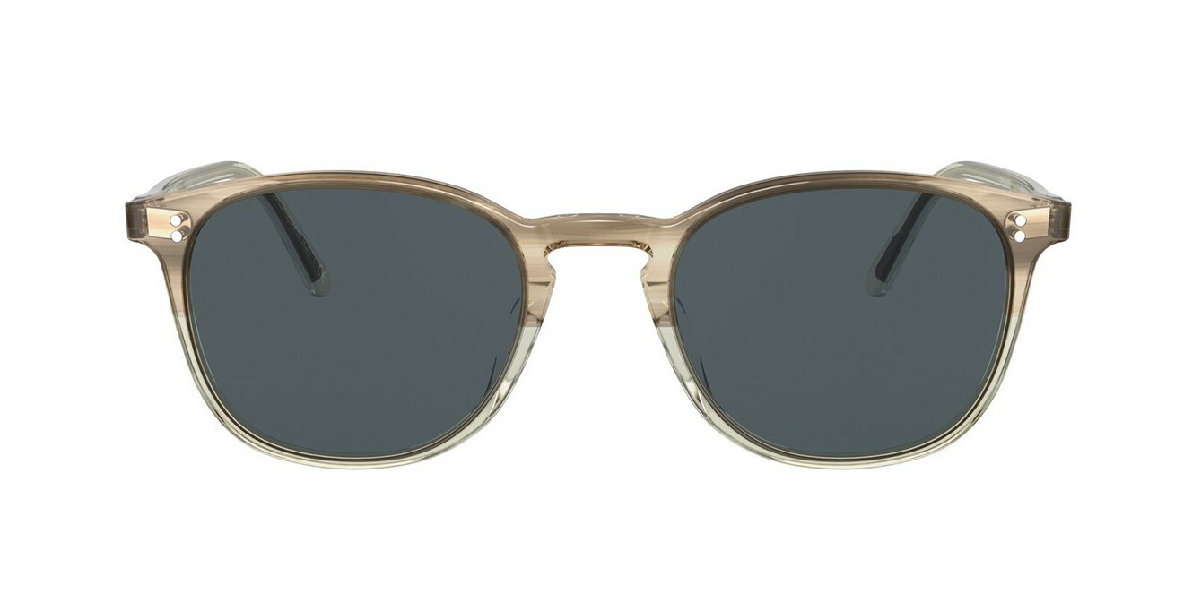 Pre-owned Oliver Peoples Finley Vintage Sun Ov 5397su Brown/grey (1647/r5) Sunglasses In Grey Green