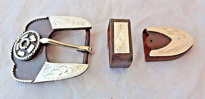 Conchos Silver Silver Buckles