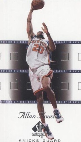 2001-02 SP Authentic - Allan Houston #58