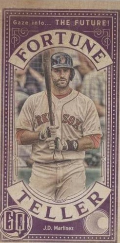 2019 Topps Gypsy Queen - J.D. Martinez #FTM JM