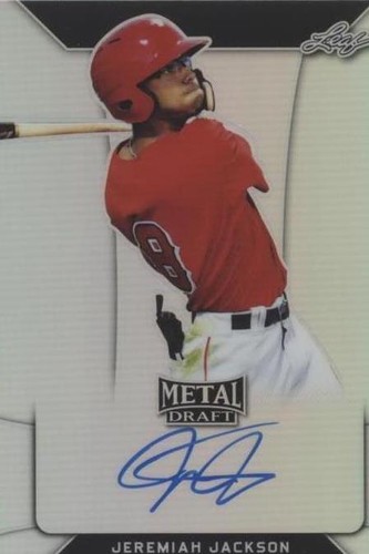 2018 Leaf Metal Draft - Jeremiah Jackson #BA-JJ1